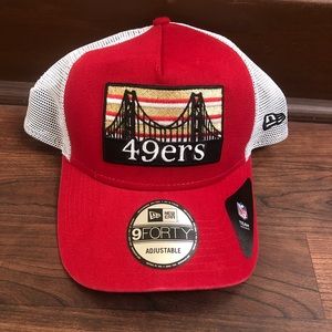 BNWT 9forty San Francisco 49ers mesh Trucker Hat